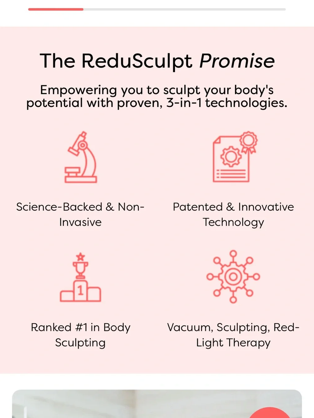 ReduSculpt White Handheld Body Sculpting Device